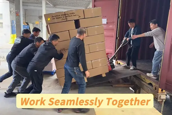 Pemuatan Cekap— Bekas 40HQ Kotak Kertas Penjagaan Kulit